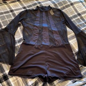 mesh costume one piece